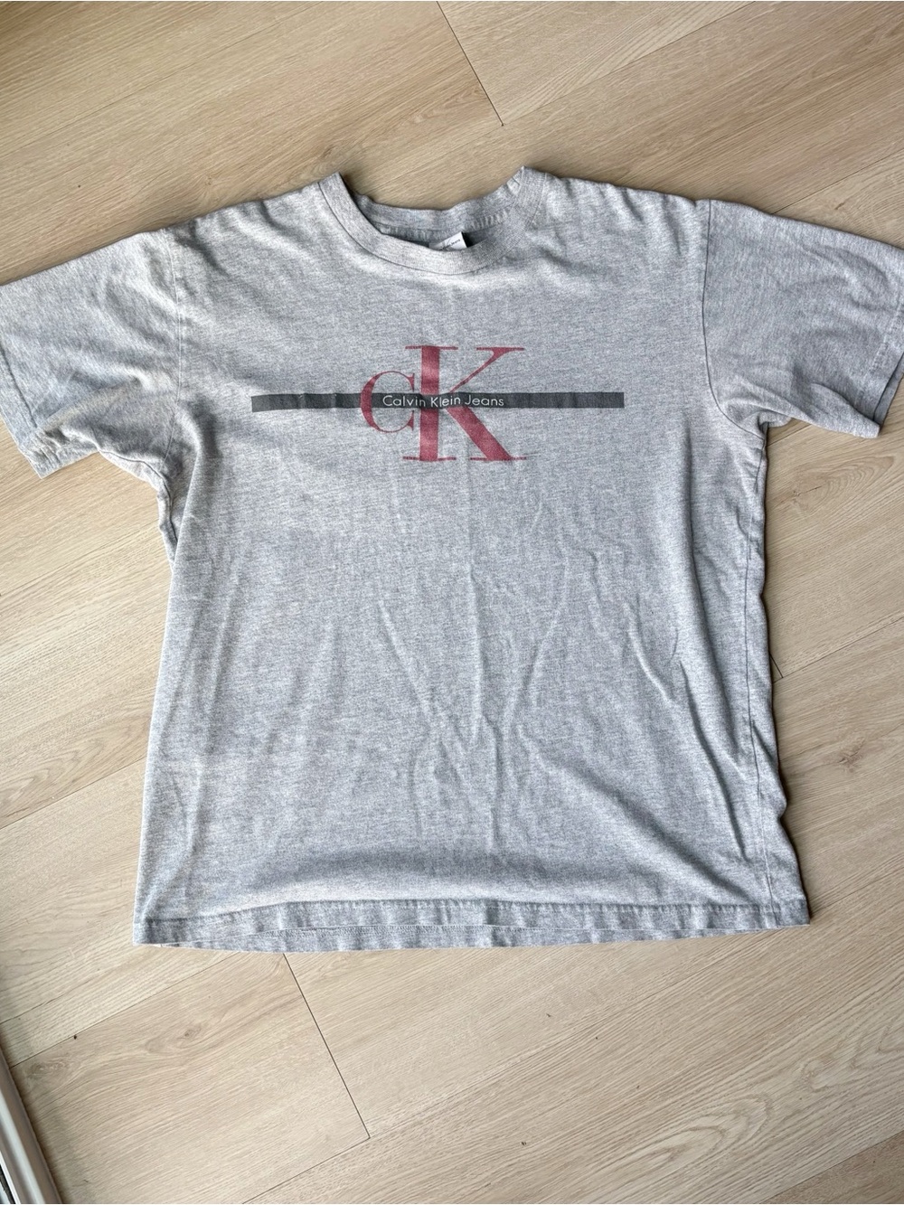 Calvin Klein grey cotton t shirt